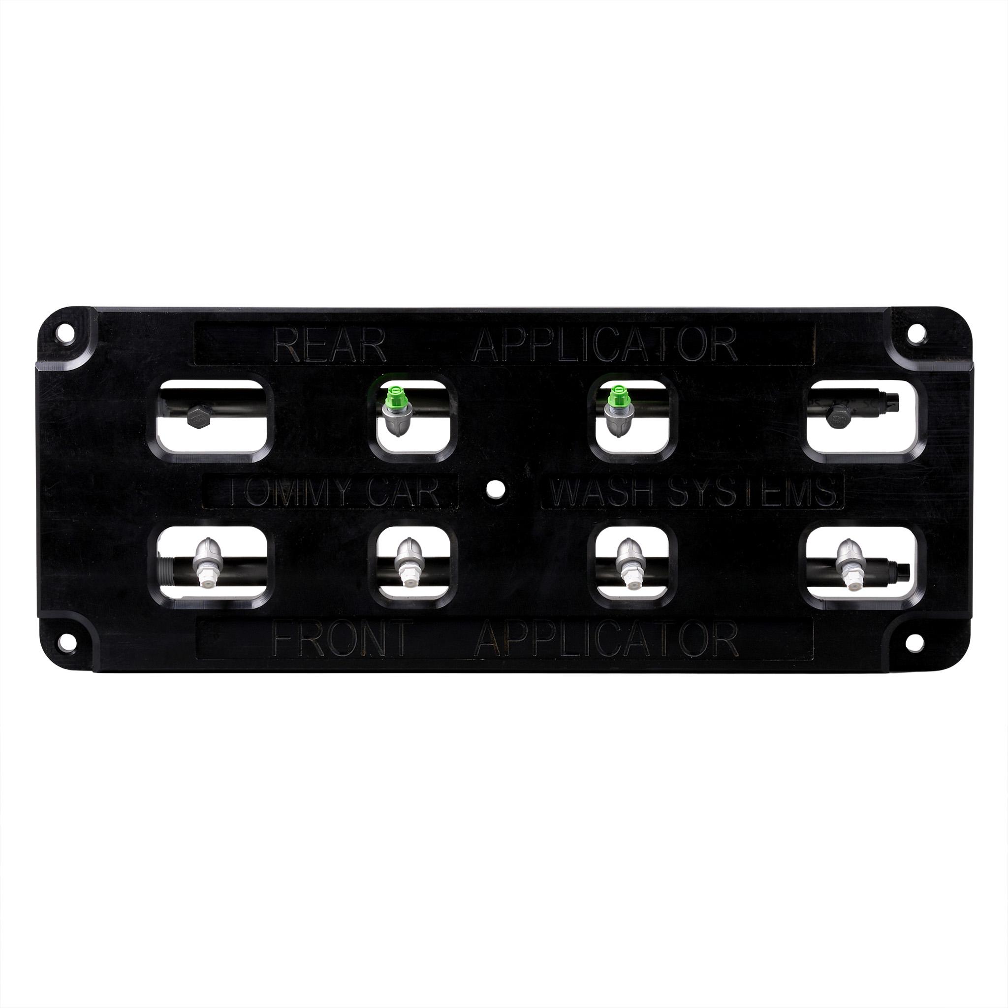 Black bumper applicator